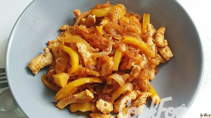 Vermicelles poulet satay