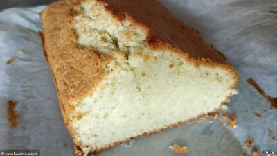 cake aux amandes avec blancs d'oeufs