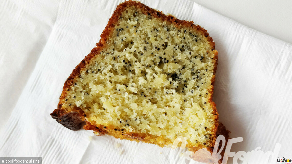 cake citron miel pavot