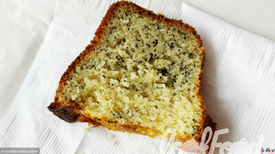 cake citron miel pavot