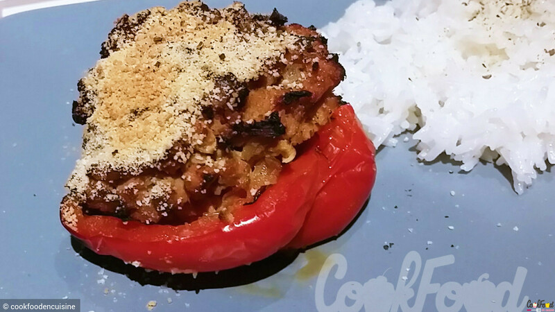 Poivron farci au thon