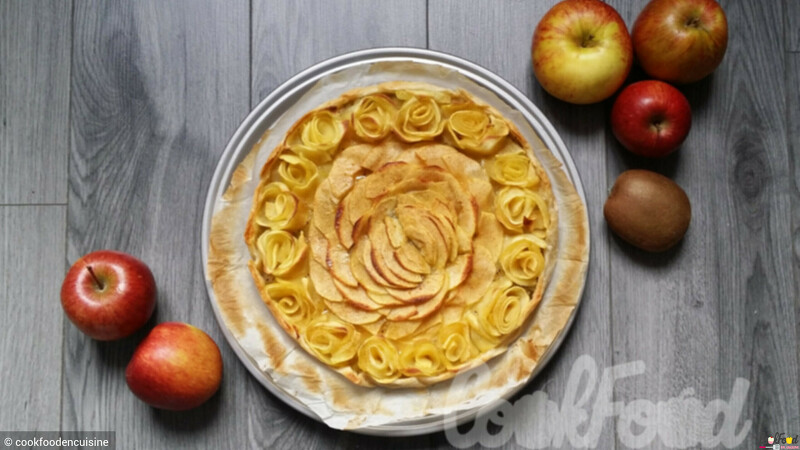 tarte pomme kiwi