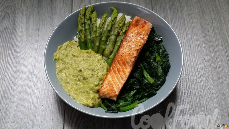 Saumon crême d'asperges