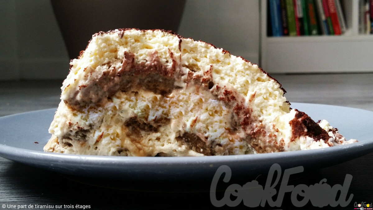 Tiramisu classique café mousseux