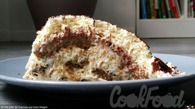 Tiramisu classique café mousseux