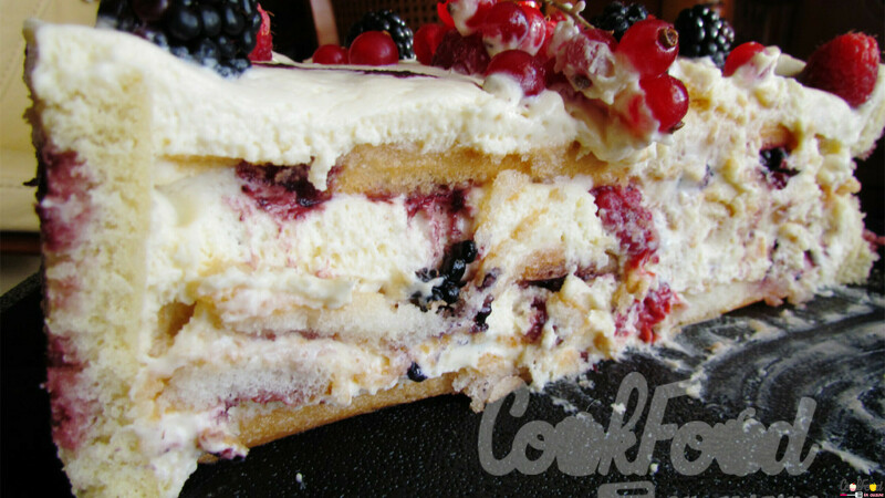 Tiramisu fruits rouges chocolat blanc - part