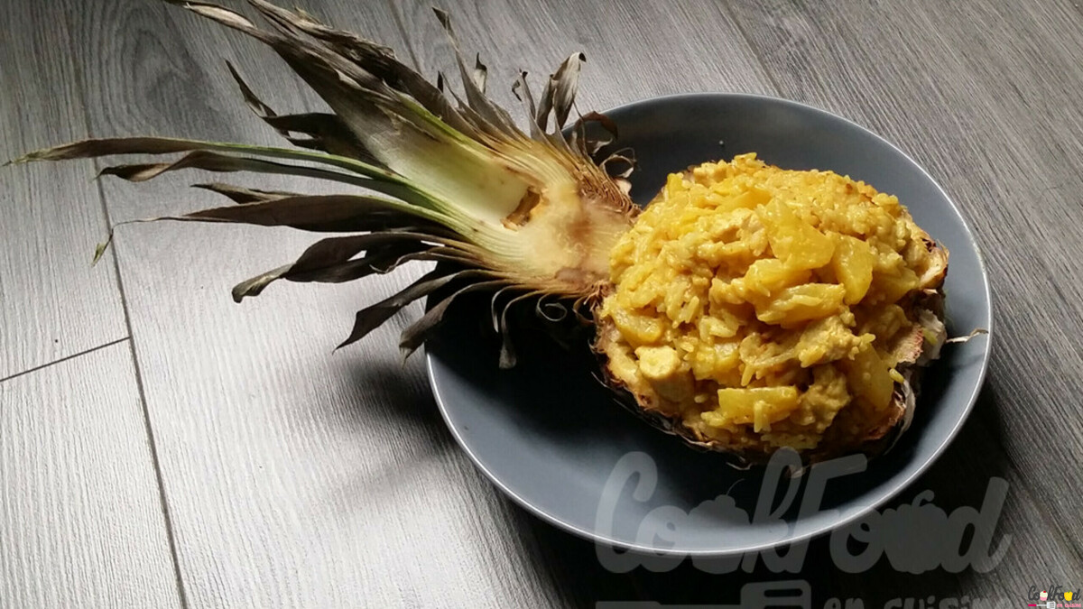 Poulet coco curry ananas