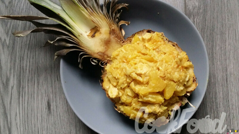 Poulet coco curry ananas